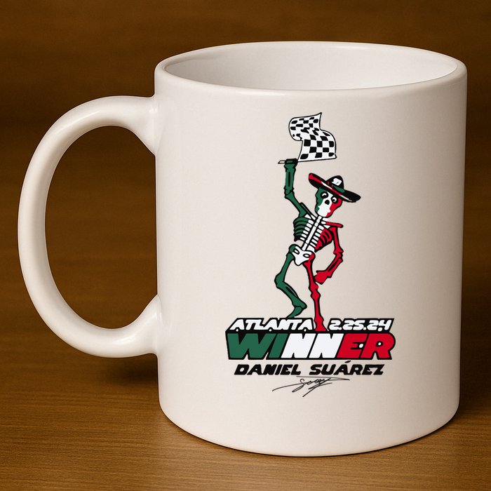 Atlanta Winner Daniel Suarez 11oz C Handle Ceramic Mug