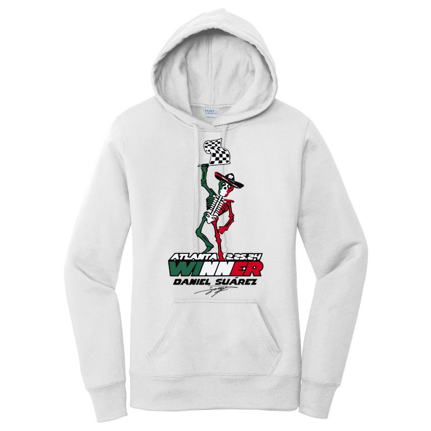 Atlanta Winner Daniel Suarez Women's Pullover Hoodie