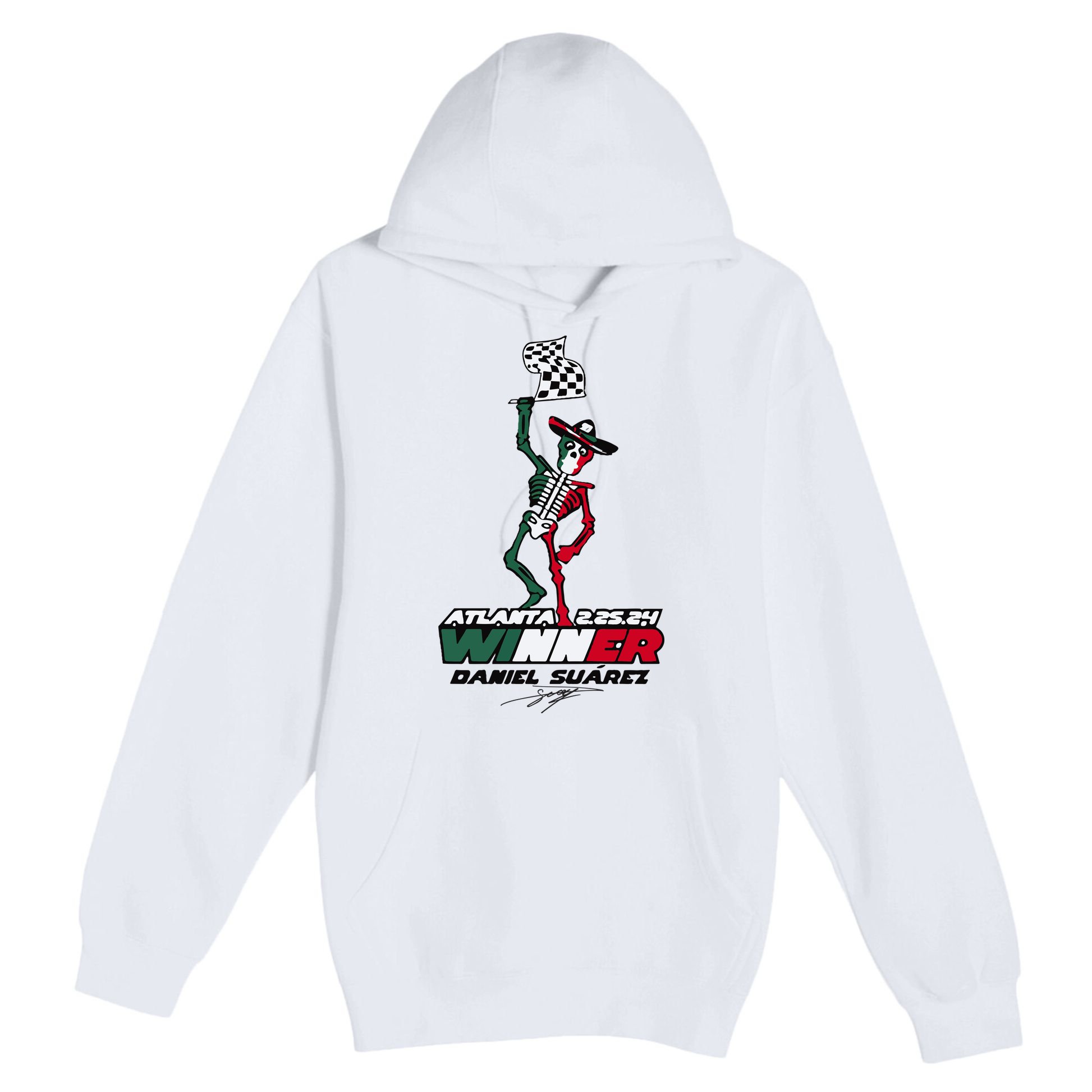 Atlanta Winner Daniel Suarez Premium Pullover Hoodie