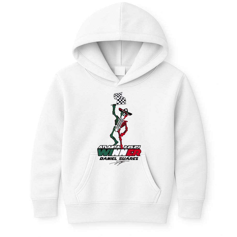 Atlanta Winner Daniel Suarez Kids Hoodie