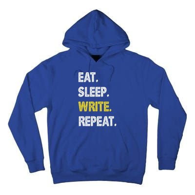 Autor Writer Eat Sleep Write Repeat Journalist Cute Gift Tall Hoodie