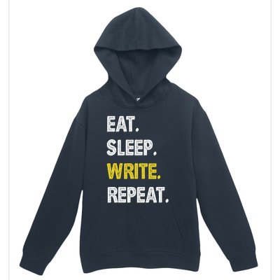 Autor Writer Eat Sleep Write Repeat Journalist Cute Gift Urban Pullover Hoodie