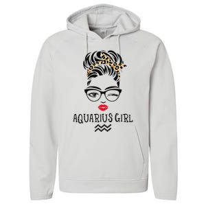 Aquarius Wink Eye Woman Face Wink Eyes Lady Birthday Performance Fleece Hoodie