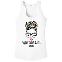 Aquarius Wink Eye Woman Face Wink Eyes Lady Birthday Ladies PosiCharge Competitor Racerback Tank