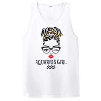 Aquarius Wink Eye Woman Face Wink Eyes Lady Birthday PosiCharge Competitor Tank