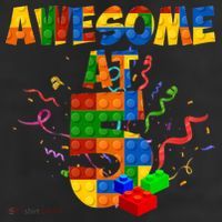 Awesome At 5 Cute Birthday Building Blocks 11oz C Handle Ceramic Mug