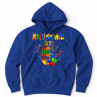 Awesome At 5 Cute Birthday Building Blocks Hoodie