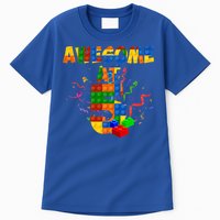Awesome At 5 Cute Birthday Building Blocks Tall T-Shirt