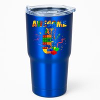 Awesome At 5 Cute Birthday Building Blocks Tumbler