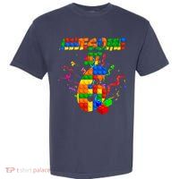 Awesome At 6 Cute Birthday Building Blocks  Garment-Dyed Heavyweight T-Shirt