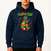 Awesome At 6 Cute Birthday Building Blocks  Hoodie