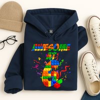 Awesome At 6 Cute Birthday Building Blocks  Hoodie