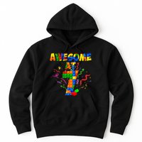 Awesome At 7 Cute Birthday Building Blocks Hoodie