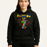 Awesome At 7 Cute Birthday Building Blocks Hoodie