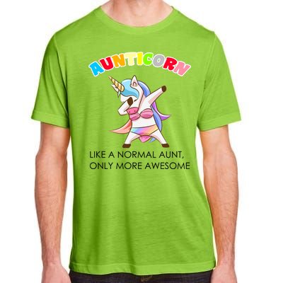 Awesome Aunticorn Like A Normal Aunt Adult ChromaSoft Performance T-Shirt