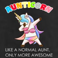 Awesome Aunticorn Like A Normal Aunt Cool Comfort Performance Bucket Hat