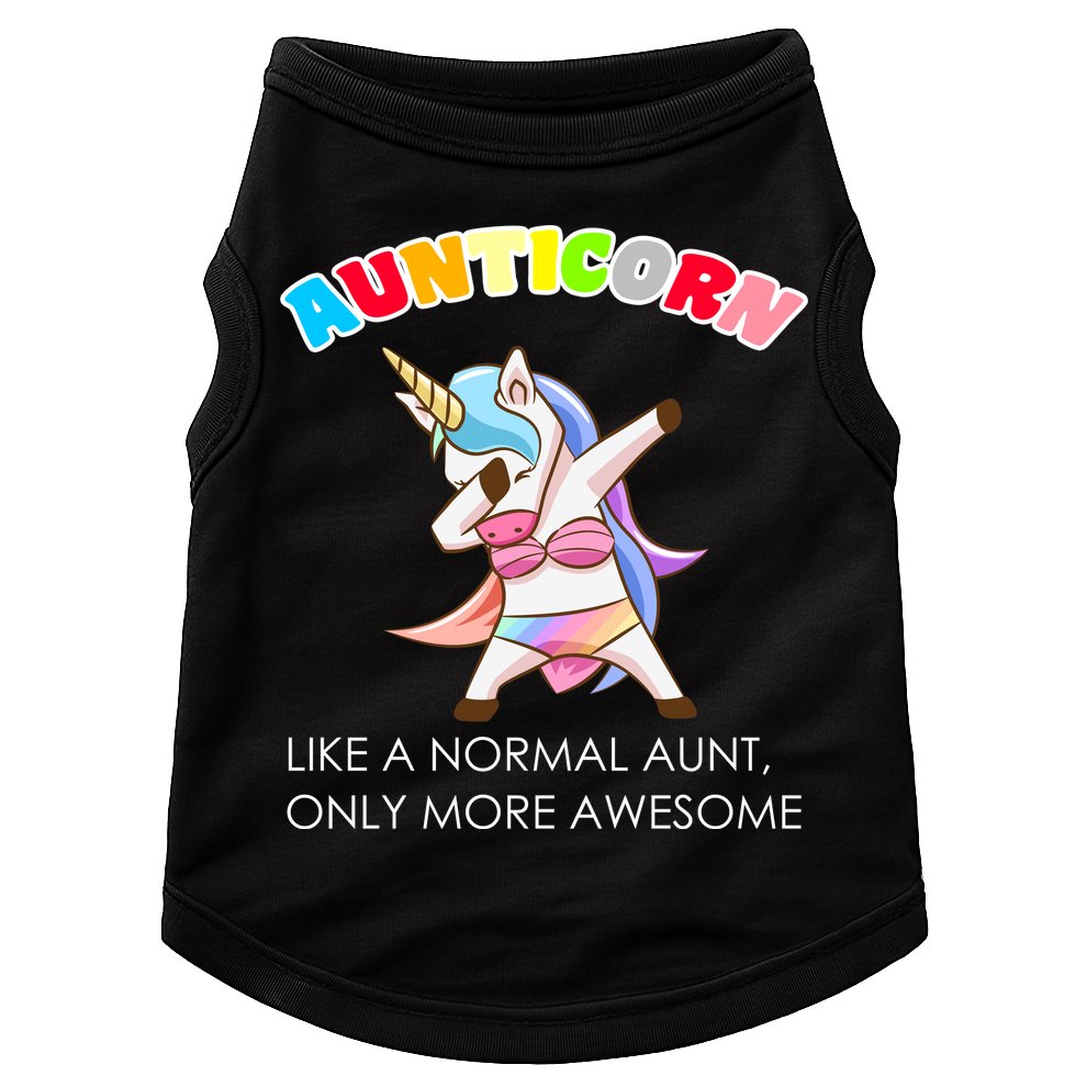 Awesome Aunticorn Like A Normal Aunt Doggie Tank