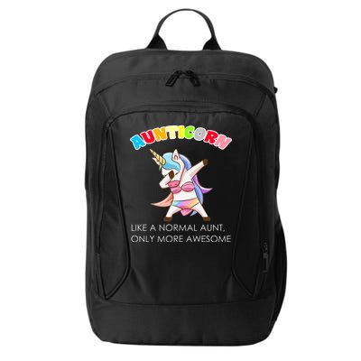 Awesome Aunticorn Like A Normal Aunt City Backpack