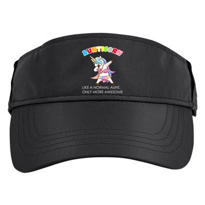 Awesome Aunticorn Like A Normal Aunt Adult Drive Performance Visor