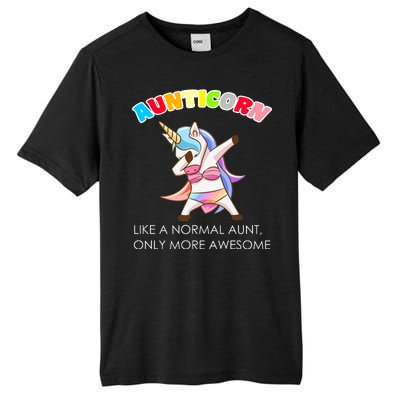 Awesome Aunticorn Like A Normal Aunt Tall Fusion ChromaSoft Performance T-Shirt