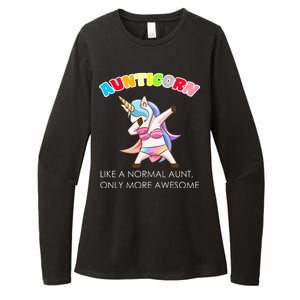 Awesome Aunticorn Like A Normal Aunt Womens CVC Long Sleeve Shirt