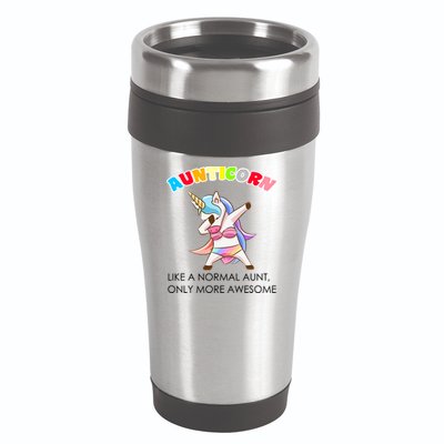 Awesome Aunticorn Like A Normal Aunt 16oz Travel Tumbler