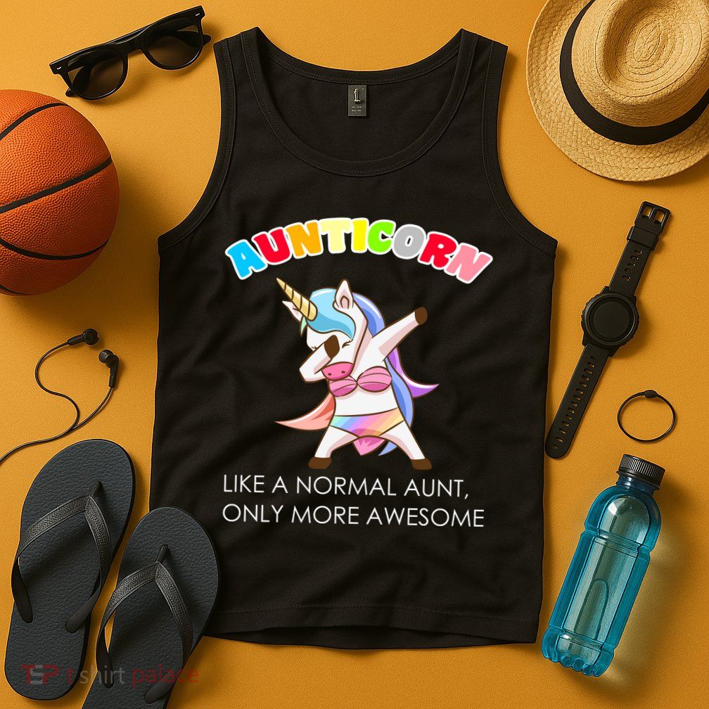 Awesome Aunticorn Like A Normal Aunt Tank Top