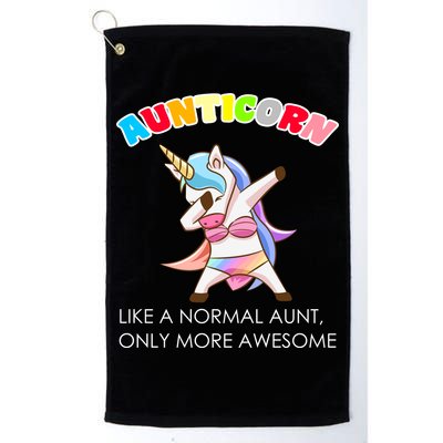 Awesome Aunticorn Like A Normal Aunt Golf Towel