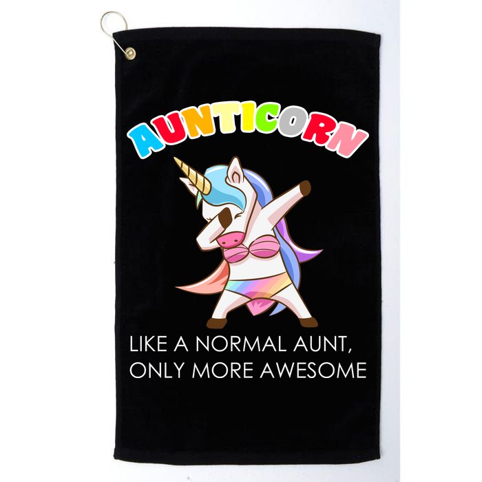 Awesome Aunticorn Like A Normal Aunt Golf Towel
