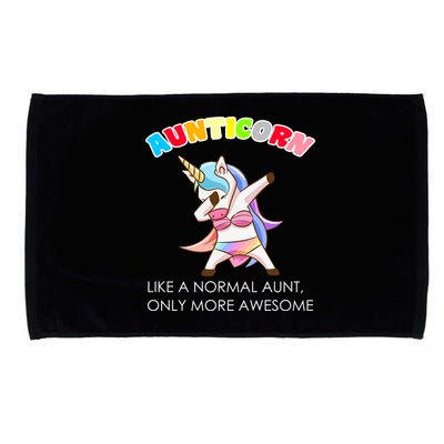 Awesome Aunticorn Like A Normal Aunt Microfiber Hand Towel