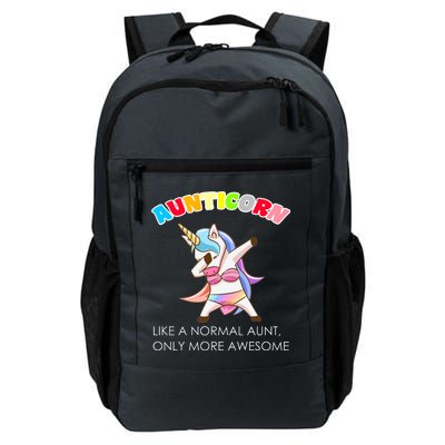 Awesome Aunticorn Like A Normal Aunt Daily Commute Backpack