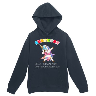 Awesome Aunticorn Like A Normal Aunt Urban Pullover Hoodie