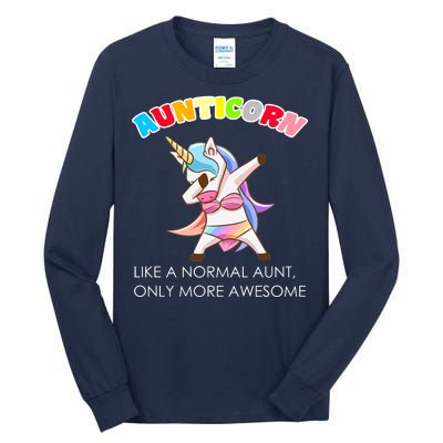 Awesome Aunticorn Like A Normal Aunt Tall Long Sleeve T-Shirt