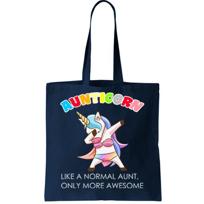 Awesome Aunticorn Like A Normal Aunt Tote Bag