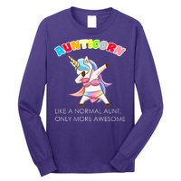 Awesome Aunticorn Like A Normal Aunt Long Sleeve Shirt