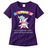 Awesome Aunticorn Like A Normal Aunt Womens T-Shirt