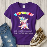 Awesome Aunticorn Like A Normal Aunt Womens T-Shirt