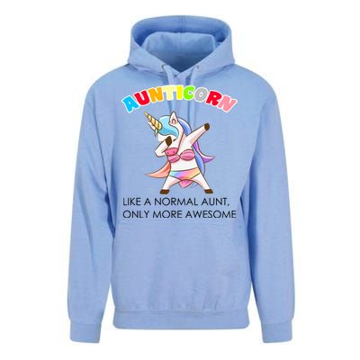 Awesome Aunticorn Like A Normal Aunt Unisex Surf Hoodie