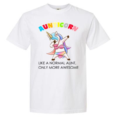 Awesome Aunticorn Like A Normal Aunt Garment-Dyed Heavyweight T-Shirt