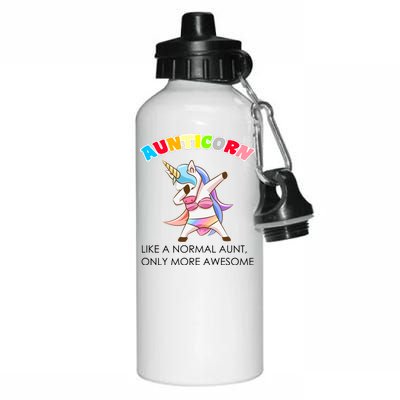 Awesome Aunticorn Like A Normal Aunt Aluminum Water Bottle 