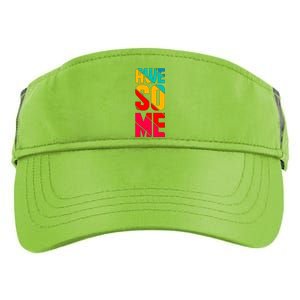 Awesome Broken Letters Adult Drive Performance Visor