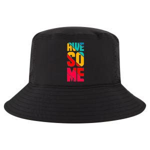 Awesome Broken Letters Cool Comfort Performance Bucket Hat