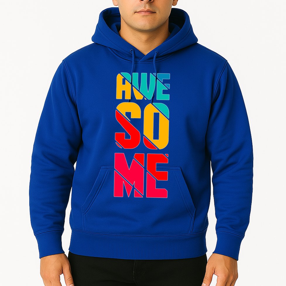 Awesome Broken Letters Hoodie