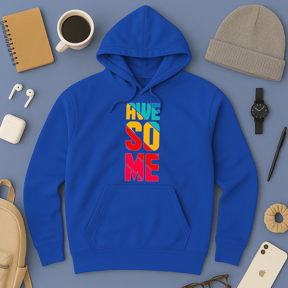 Awesome Broken Letters Hoodie