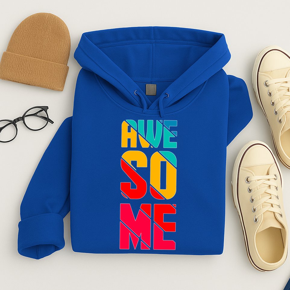 Awesome Broken Letters Hoodie