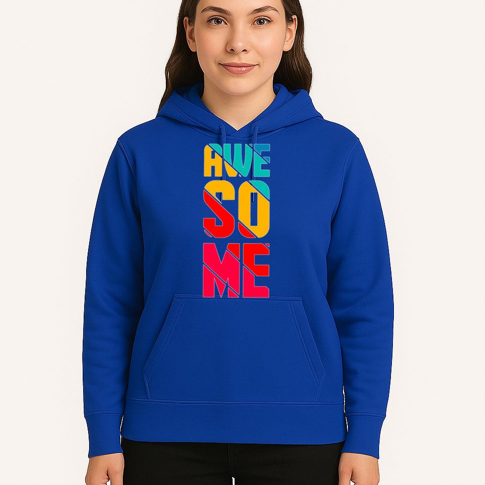 Awesome Broken Letters Hoodie