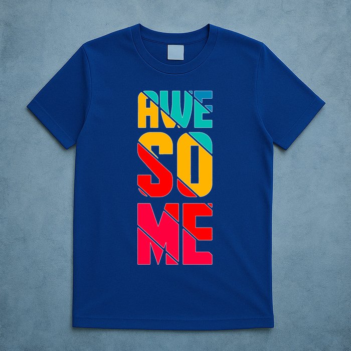 Awesome Broken Letters T-Shirt