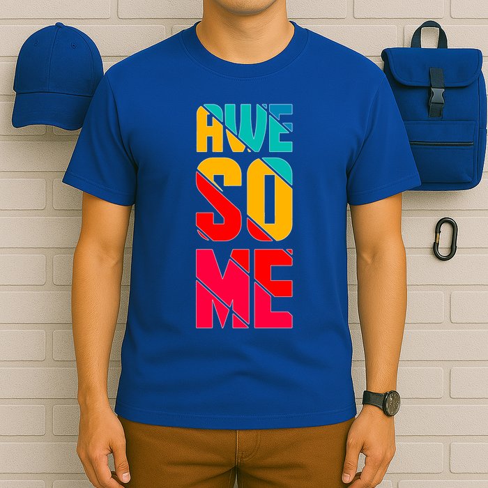 Awesome Broken Letters T-Shirt