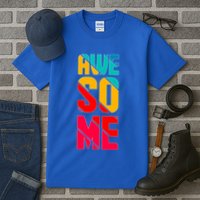 Awesome Broken Letters Tall T-Shirt