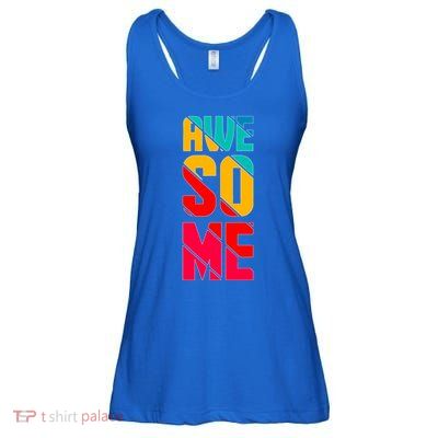 Awesome Broken Letters Ladies Essential Flowy Tank